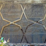 Tomb of Reverend Joseph Paget, the oldest preserved one